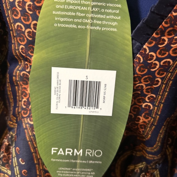 FARM Rio Multicolor Paisley Mini Dress - Picture 5 of 7